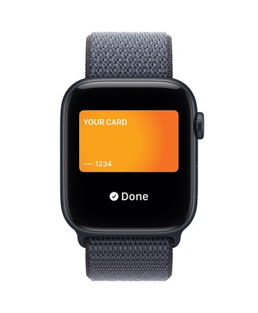 Apple Watch SE 3, aluminijsko ku?i?te pono?no crne boje, Apple Pay u Apple Walletu, Digital Crown s desne strane, remen, sportska naraukvica plavi?asto sive boje