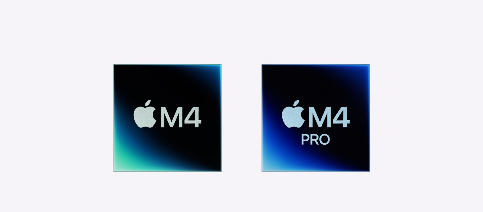 M4 ve M4 Pro ?ipleri temsil eden iki g?rsel.
