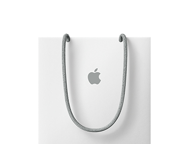 ?n taraf?n?n ortas?nda Apple logosu bulunan bir ta??ma ?antas?