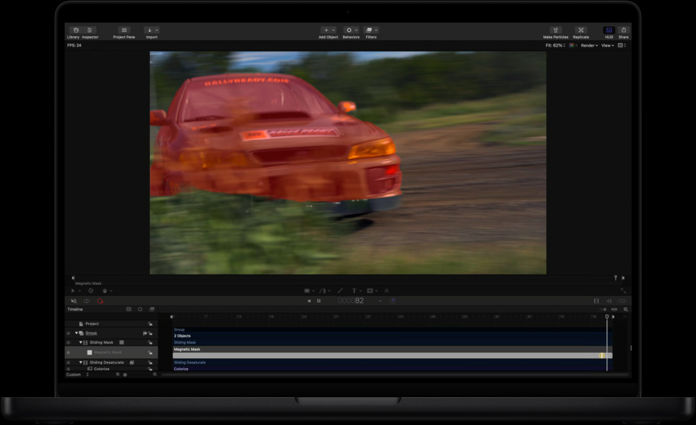 MacBook Pro ???? 16 ????, ???????????????????????? Motion ??????????????????????????????????, ????????????????????????????