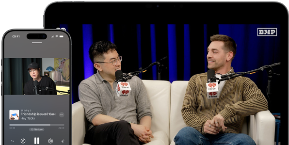 M?t t?p podcast video ?ang phát trên màn hình trong Apple Podcasts