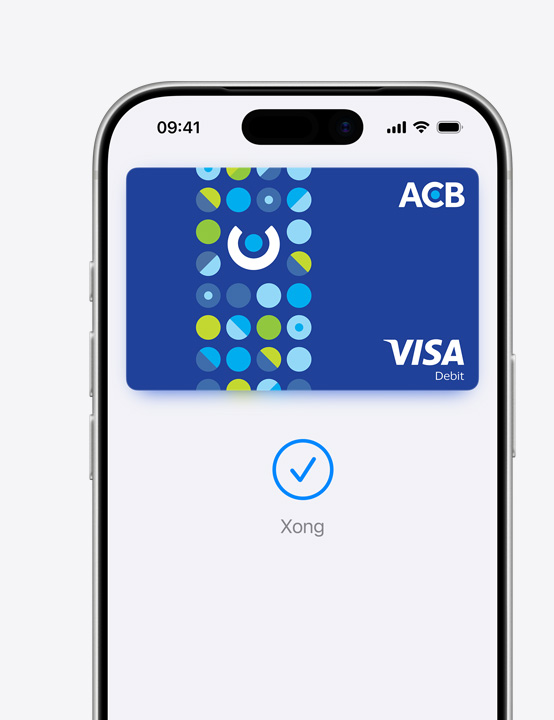Màn hình iPhone m?t ph?n, hi?n th? th? Mastercard ?ang ???c s? d?ng trong Apple Pay